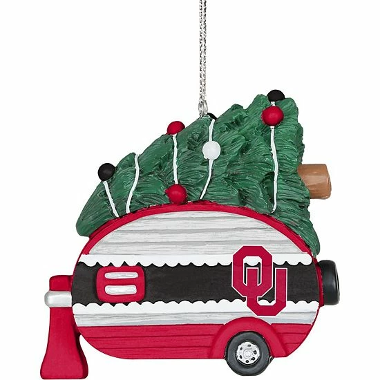 Cheap 🛒 Unbranded FOCO Oklahoma Sooners Camper Ornament 👍 - Image 3