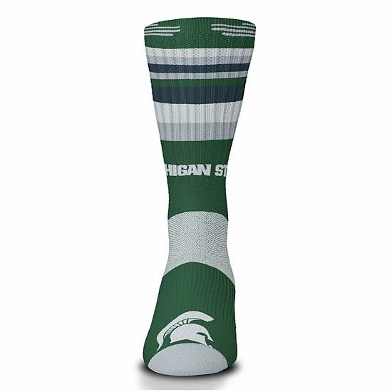 Cheap 👏 Unbranded For Bare Feet Michigan State Spartans Rave Crew 🧦 Socks 🧨 - Image 3