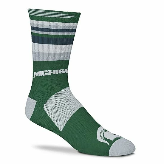 Cheap 👏 Unbranded For Bare Feet Michigan State Spartans Rave Crew 🧦 Socks 🧨 - Image 4