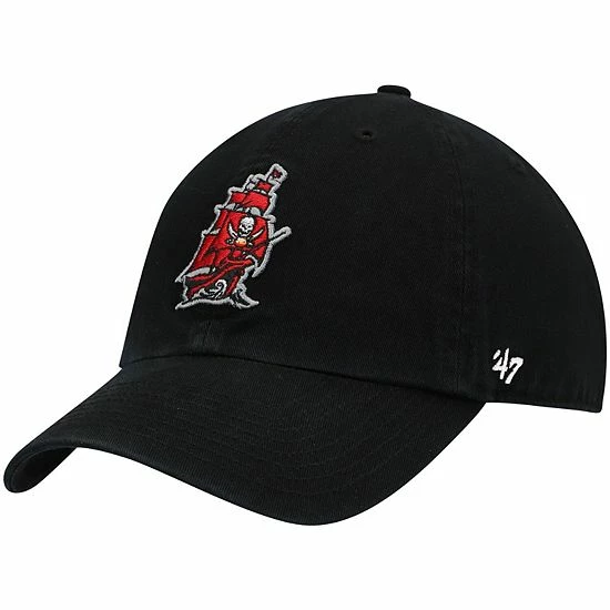 Brand new ๐คฉ Unbranded Men's '47 Black Tampa Bay Buccaneers Clean Up Alternate Adjustable Hat ๐