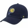 Discount ✔️ Unbranded Men's '47 Navy Indiana Pacers Team Clean Up Adjustable Hat 🎉