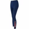 Hot Sale 👍 Unbranded 👩 Women's ZooZatz Navy Illinois Fighting Illini Fleece Lined 2.0 Leggings 😀