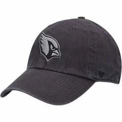 Coupon 🌟 Unbranded Men's '47 Charcoal Arizona Cardinals Clean Up Tonal Adjustable Hat 🔥