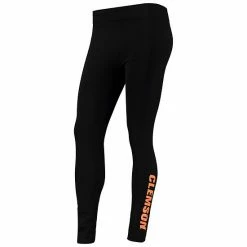 Best Pirce 🛒 Unbranded 👩 Women's ZooZatz Black Clemson Tigers Fleece Lined 2.0 Leggings 🎉