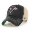 Brand new 👍 Unbranded Men's '47 Black/Natural Atlanta Falcons Trawler Trucker Clean Up Snapback Hat 🔥
