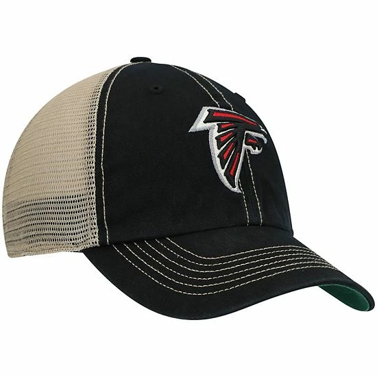 Brand new ๐ Unbranded Men's '47 Black/Natural Atlanta Falcons Trawler Trucker Clean Up Snapback Hat ๐ฅ - Image 3