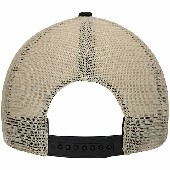 Brand new ๐ Unbranded Men's '47 Black/Natural Atlanta Falcons Trawler Trucker Clean Up Snapback Hat ๐ฅ - Image 4