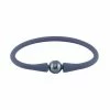 New 🧨 Unbranded Tahitian Cultured Pearl Blue Silicone Bracelet ✔️