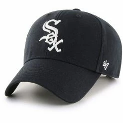 Coupon 🎁 Unbranded Men's '47 Black Chicago White Sox Legend MVP Adjustable Hat 😍