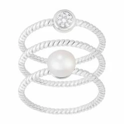 Budget 🛒 Unbranded Sterling Silver Freshwater Cultured Pearl Ring 👍