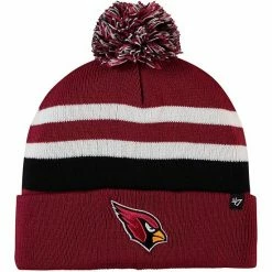 Best deal 🎉 Unbranded Men's '47 Cardinal Arizona Cardinals State Line Cuffed Knit Hat With Pom 👏