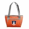 Wholesale 👍 Unbranded NCAA Illinois Fighting Illini Crosshatch 16-Can Cooler Tote 🤩