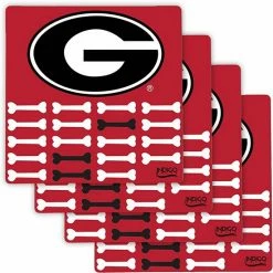 Outlet 🧨 Unbranded Georgia Bulldogs Four-Pack Specialty Coaster Set 🔔
