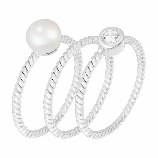 Budget 🛒 Unbranded Sterling Silver Freshwater Cultured Pearl Ring 👍 - Image 2