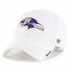Flash Sale 🛒 Unbranded 👩 Women's '47 White Baltimore Ravens Miata Clean Up Logo Adjustable Hat 🌟