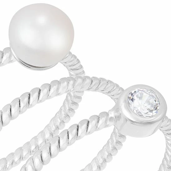 Budget 🛒 Unbranded Sterling Silver Freshwater Cultured Pearl Ring 👍 - Image 3