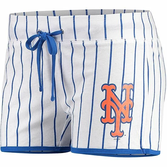 Coupon ✨ Unbranded 👩 Women's Concepts Sport White/Royal New York Mets Vigor Sleep Shorts 💯