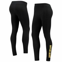 Best Pirce 🔥 Unbranded 👩 Women's ZooZatz Black Baylor Bears Fleece Lined 2.0 Leggings 🤩