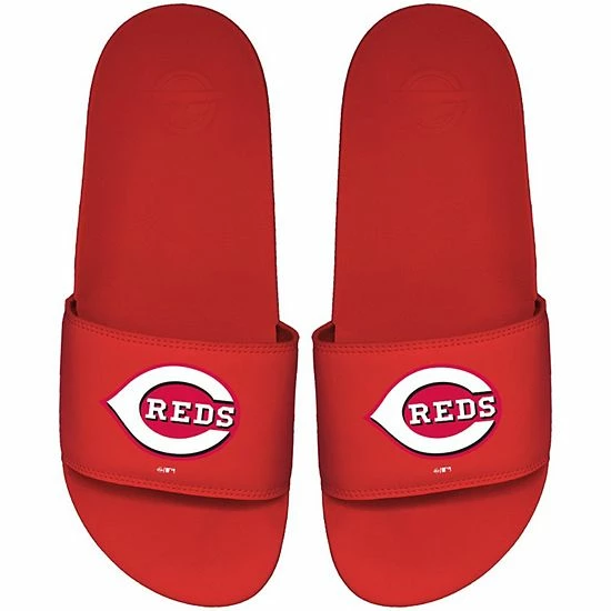 Best Pirce โ๏ธ Unbranded Men's ISlide Red Cincinnati Reds Primary Motto Slide ๐ฉด Sandals ๐