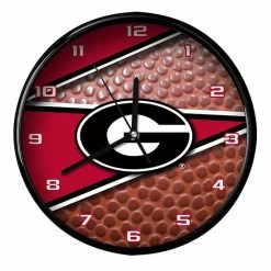 Best Pirce 😉 Unbranded Georgia Bulldogs 12'' Football Clock 👏