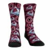 Flash Sale ❤️ Unbranded 👩 Women's Rock Em 🧦 Socks Colorado Avalanche Logo Sketch Crew 🧦 Socks 🥰