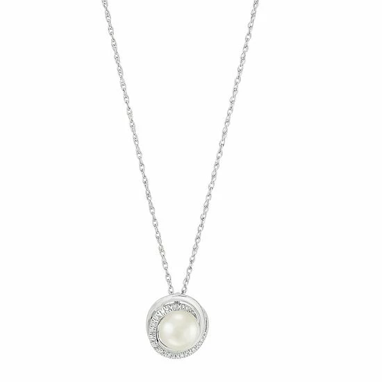 Best Pirce 🔔 Unbranded Sterling Silver Freshwater Cultured Pearl Pendant & Stud Earring Set 💯 - Image 4
