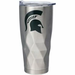Deals ⭐ Unbranded Michigan State Spartans 22oz. Diamond Bottom Stainless Steel Tumbler 😀