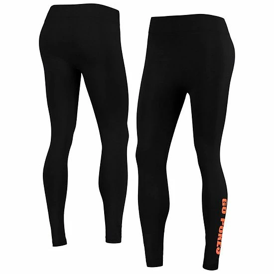Outlet ๐ Unbranded ๐ฉ Women's ZooZatz Black Oklahoma State Cowboys Fleece Lined 2.0 Leggings ๐ - Image 2