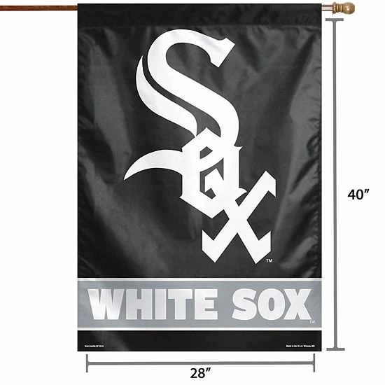 New 🛒 Unbranded WinCraft Chicago White Sox 28" X 40" Single-Sided Vertical Banner 😍 - Image 3