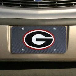 Outlet 💯 Unbranded Georgia Bulldogs Carbon Fiber License Plate 💯
