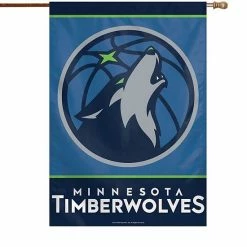 Best Sale 😉 Unbranded WinCraft Minnesota Timberwolves 28" X 40" Primary Logo Single-Sided Vertical Banner ✔️