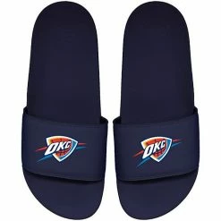 Buy ❤️ Unbranded Men's ISlide Navy Oklahoma City Thunder Primary Motto Slide 🩴 Sandals 🥰