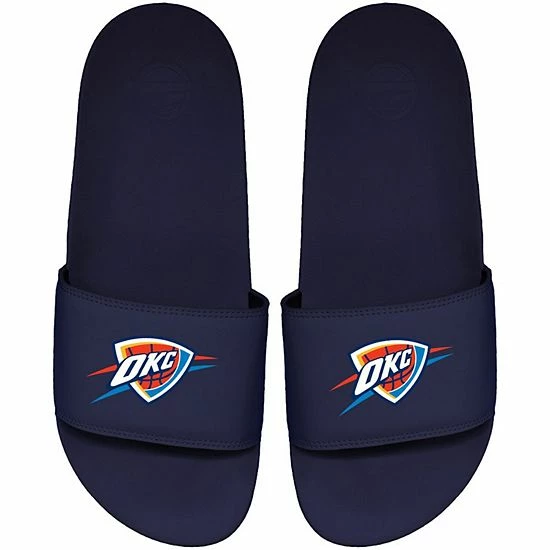 Buy ❤️ Unbranded Men's ISlide Navy Oklahoma City Thunder Primary Motto Slide 🩴 Sandals 🥰 - Image 2