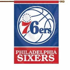Best Pirce 👏 Unbranded WinCraft Philadelphia 76ers 28" X 40" Primary Logo Single-Sided Vertical Banner 💯