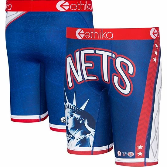 Budget ๐ Unbranded Men's Ethika Navy Brooklyn Nets 2021/22 City Edition Boxer Briefs ๐