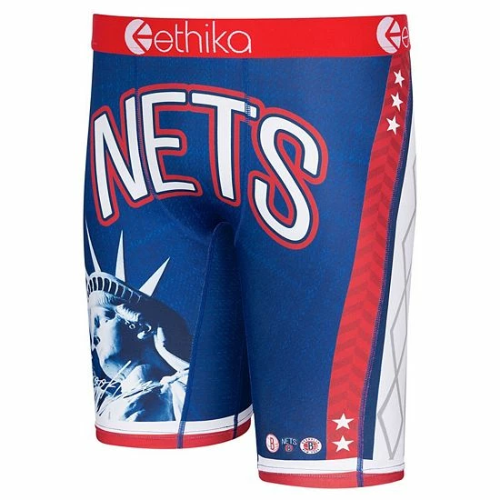 Budget ๐ Unbranded Men's Ethika Navy Brooklyn Nets 2021/22 City Edition Boxer Briefs ๐ - Image 3
