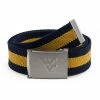 Cheap 🥰 Unbranded Men's West Virginia Mountaineers Fabric Belt ⌛