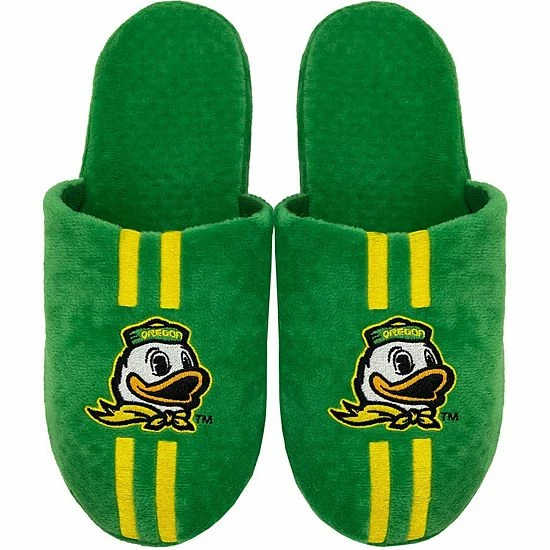 Best Pirce 💯 Unbranded Men's FOCO Oregon Ducks Striped Team Slippers 🔔