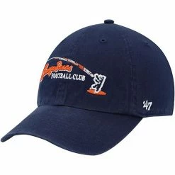 Coupon ⭐ Unbranded Men's '47 Navy Chicago Bears Clean Up Script Adjustable Hat 😍
