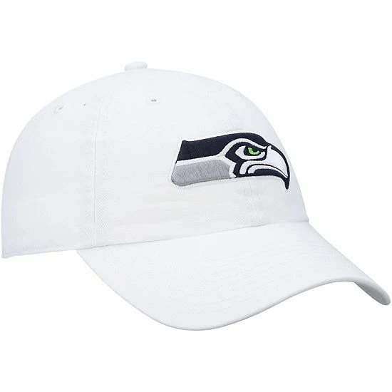 Cheapest ✔️ Unbranded Men's '47 White Seattle Seahawks Clean Up Adjustable Hat ✔️ - Image 4