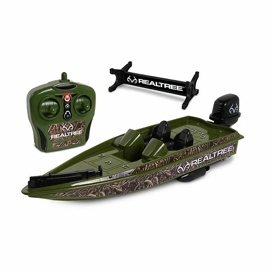 Brand new ๐งจ Unbranded RealTree RC Full Function Bass Boat ๐ฅ - Image 2