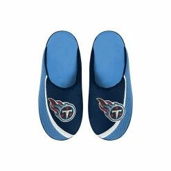 Cheap ✨ Unbranded Youth FOCO Tennessee Titans Big Logo Color Edge Slippers 😍