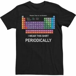 Best deal 🤩 Unbranded Big & Tall Periodic Table Of Elements Chemistry Humor Tee ✔️