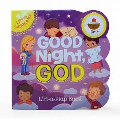 Best Pirce ✨ Unbranded Good Night, God Chunky Lift-A-Flap Book 🎉