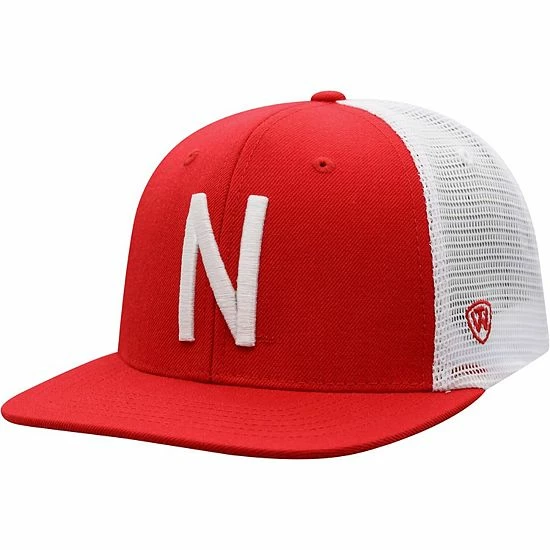 Discount 😉 Unbranded Men's Top Of The World Scarlet Nebraska Huskers Classic Snapback Hat 👍 - Image 2