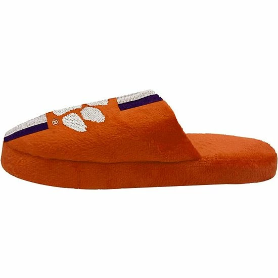 Cheapest 🎉 Unbranded Men's FOCO Clemson Tigers Striped Team Slippers 💯 - Image 3