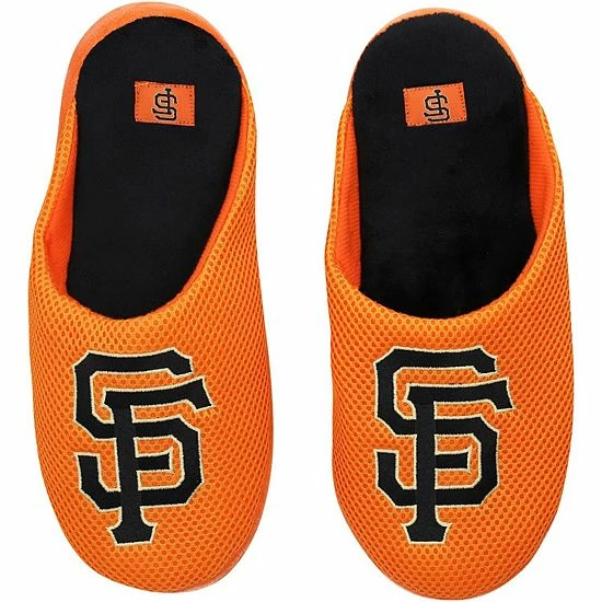 Coupon ๐ Unbranded Men's FOCO San Francisco Giants Big Logo Colorblock Mesh Slippers ๐