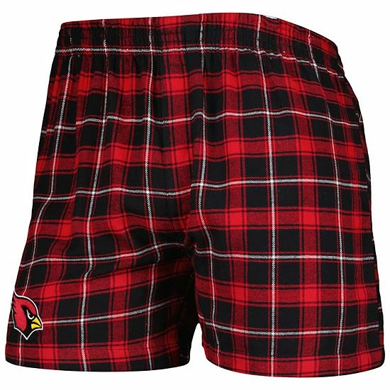 Cheap 🥰 Unbranded Men's Concepts Sport Black/Cardinal Arizona Cardinals Ledger Flannel Boxers 🎁 - Image 3