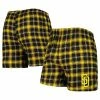 Deals ✨ Unbranded Men's Concepts Sport Black/Gold San Diego Padres Ledger Flannel Boxers 😉