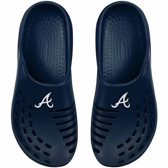 Flash Sale โจ Unbranded Youth FOCO Navy Atlanta Braves Sunny Day Clogs ๐
